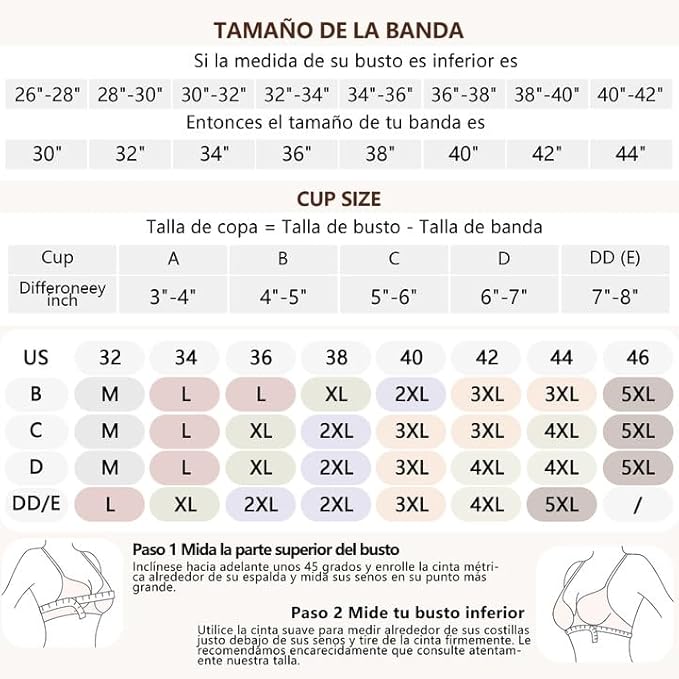 Jouica Sujetadores sin Aros para Mujer Brasier sin Aros para Todos los días Brasier cómodos sin Aros y con Relleno